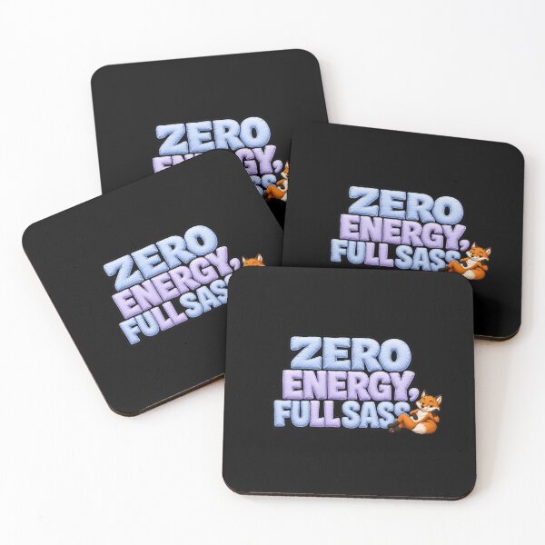 Item preview, Funny Fox Sticker | Zero Energy Full Sass | Introvert Meme Gift designed and sold by Moonveil_Studio.