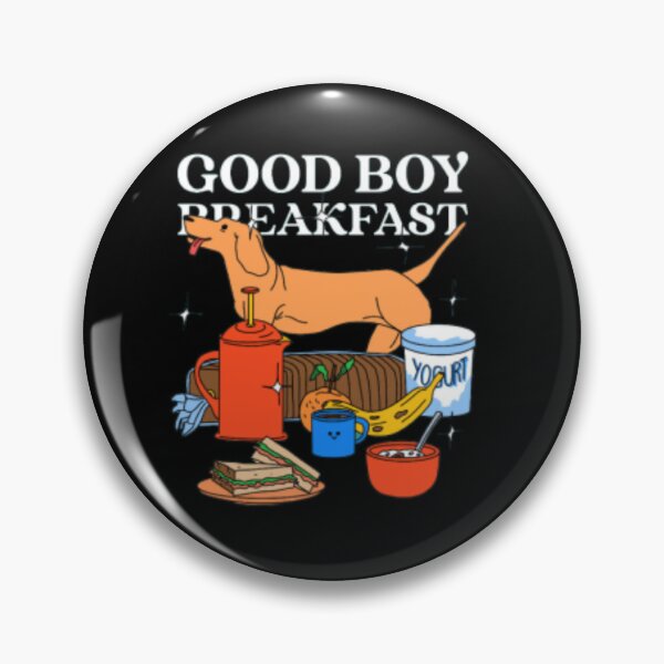 Item preview, Good Boy Breakfast - Cute Dachshund Wiener Dog Foodie Art designed and sold by GenZFashion000.