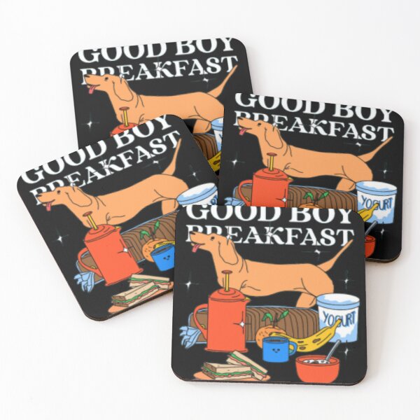 Item preview, Good Boy Breakfast - Cute Dachshund Wiener Dog Foodie Art designed and sold by GenZFashion000.