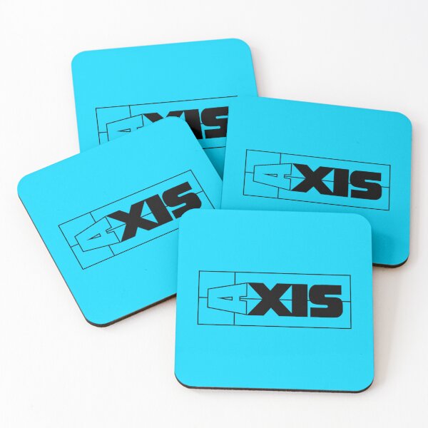 Item preview, Neon Blue Axis Boats Modern Logo  designed and sold by ChristinasMess.