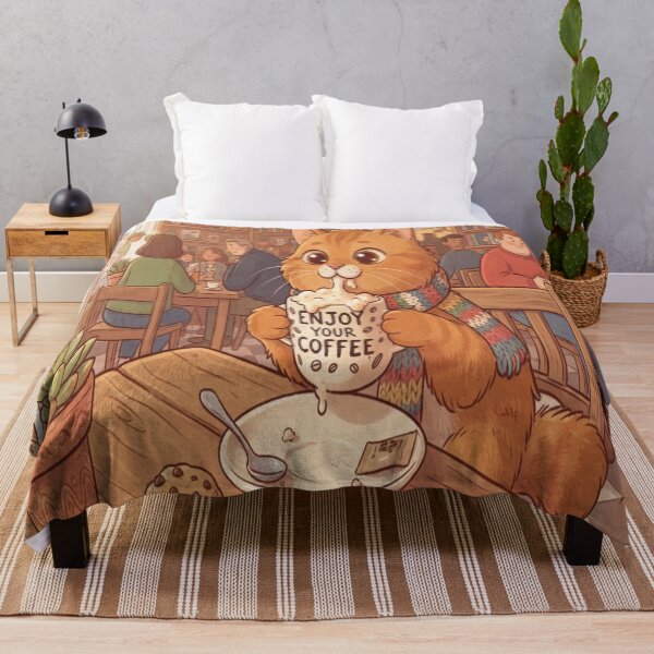 Item preview, a cat in cafeteria version anime designed and sold by JMAVILA ART.