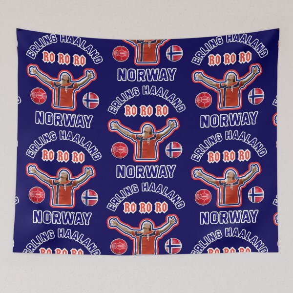 Item preview, Erling Haaland 9 Norway   designed and sold by WoodburyLake.