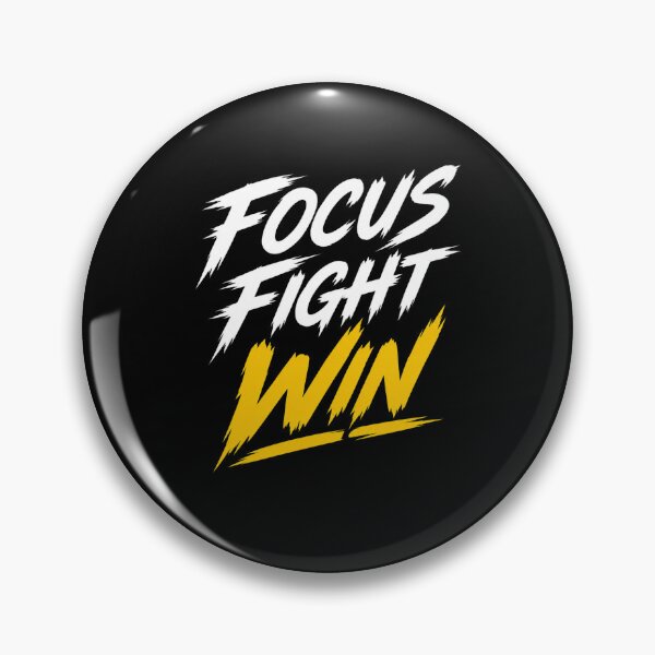Item preview, Focus Fight Win Bold Motivation Typography designed and sold by Pixelarry.