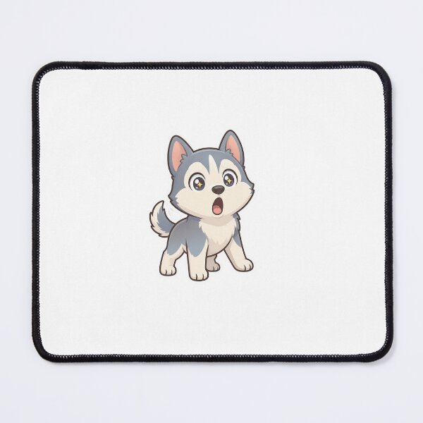Item preview, Surprised Husky Puppy Cute Kawaii Dog Expression designed and sold by naruto4925.