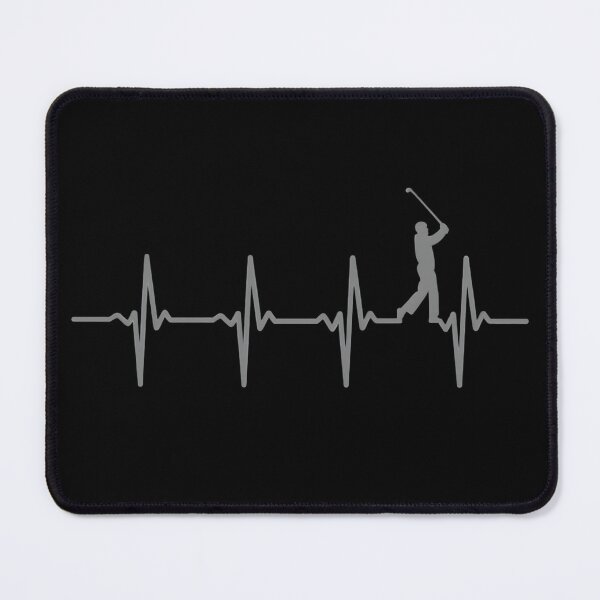 Item preview, Golf Heartbeat EKG Pulse Golf Swing Silhouette designed and sold by SoyLamderma.