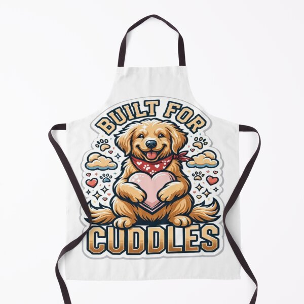 Item preview, Built For Cuddles Cute Golden Retriever Dog Lover Gift Sticker designed and sold by ClaussShop.