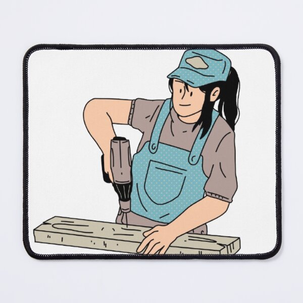 Item preview, Woodworking Woman: Labor Day Edition designed and sold by ellinnur.