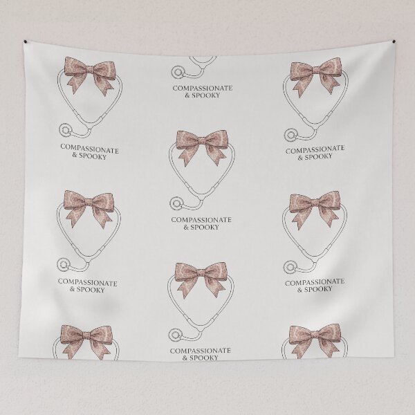 Item preview, Compassionate & Spooky Halloween Nurse Coquette Bow Shirt designed and sold by Raw Tigers.