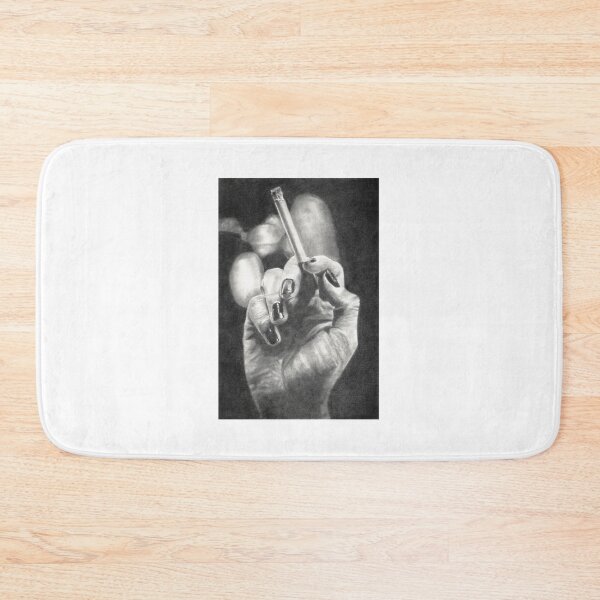 Item preview, Hyperrealistic Hand Holding Cigarette Pencil Art designed and sold by BoyanVBart.