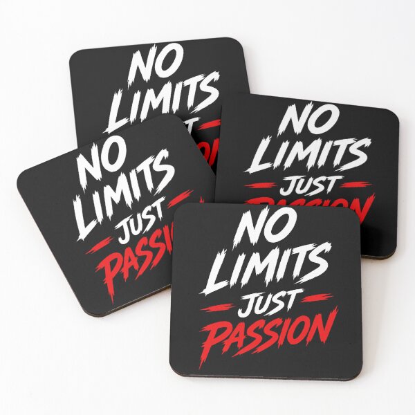 Item preview, No Limits Just Passion Bold Typography designed and sold by Pixelarry.