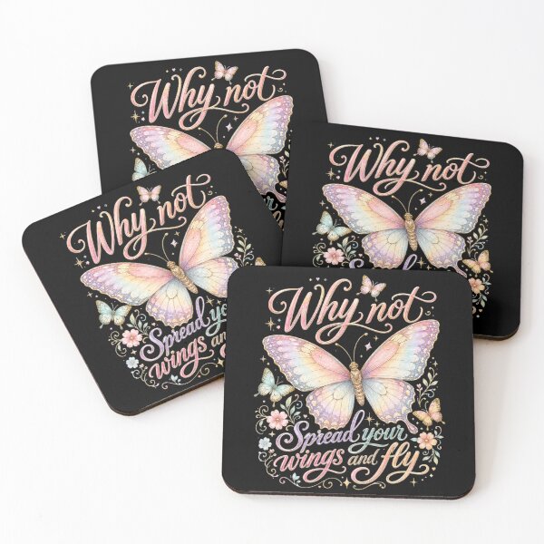 Item preview, Why Not Spread Your Wings And Fly Inspirational Butterfly  designed and sold by MaskedTarget.