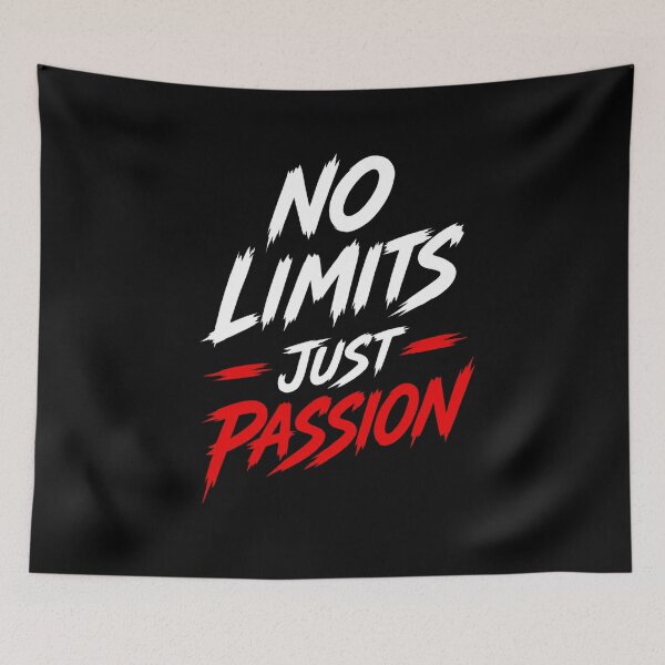 Item preview, No Limits Just Passion Bold Typography designed and sold by Pixelarry.