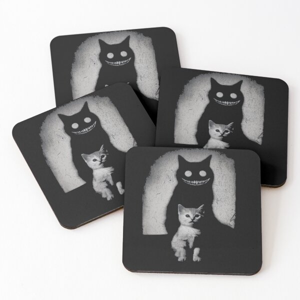 Item preview, Creepy Cat Shadow  Vintage Halloween Gothic  designed and sold by Gbriel3.