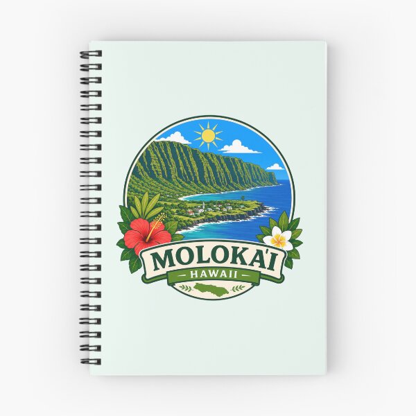 Item preview, Moloka'i, Hawaii Sea Cliffs and Kalaupapa Peninsula designed and sold by Myra365Art.