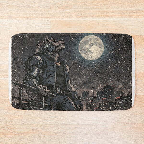 Item preview, Vintage Anime Cybernetic Wolfman designed and sold by KungPowUnicorn.
