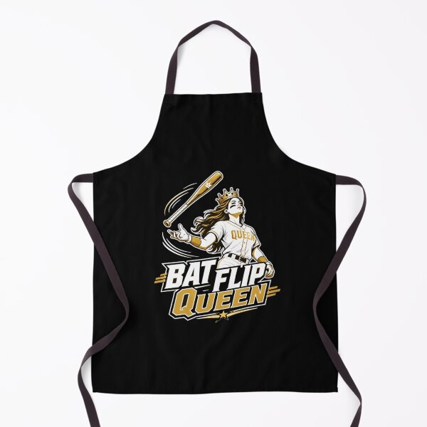 Item preview, Baseball Bat Flip Queen - Empowering Baseball Softball Design | White Gold Athletic designed and sold by Uglyandcute.