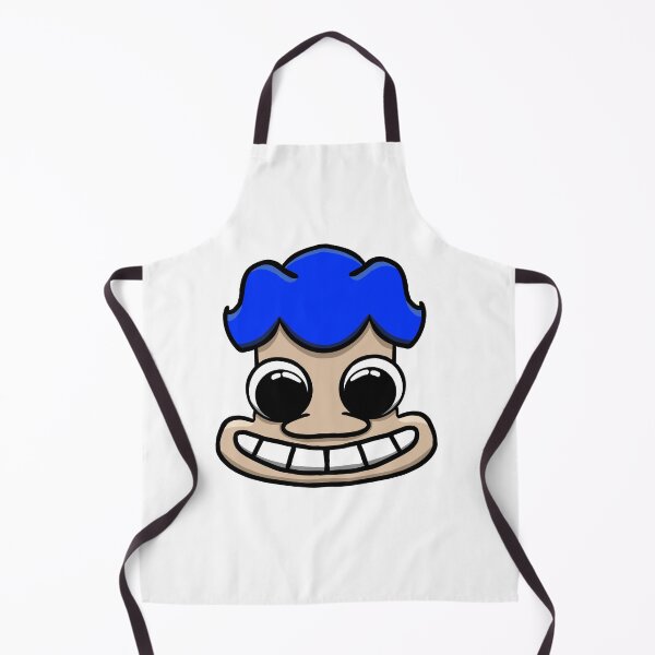 Item preview, Funny Troll Face Blue Hair – Meme Sticker Art designed and sold by davidmalec.