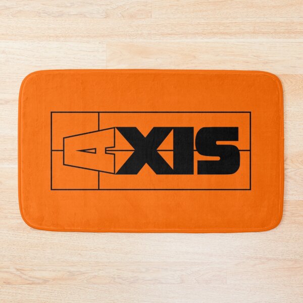 Item preview, Neon Orange Axis Boats Modern Logo  designed and sold by ChristinasMess.