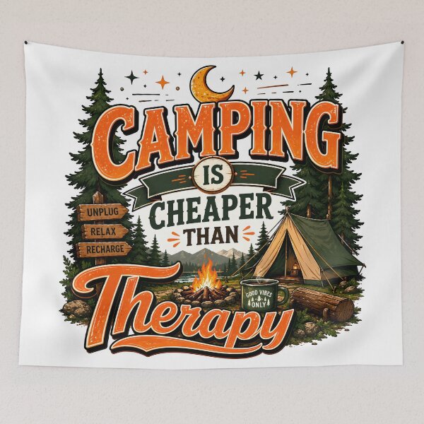 Item preview, camping season, camping, campfire, hiking designed and sold by TrueArtVibes.