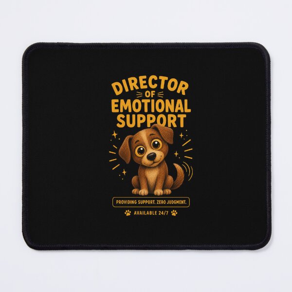 Item preview, Director of Emotional Support - Cute Puppy Providing Support 24/7 designed and sold by PatykArt.