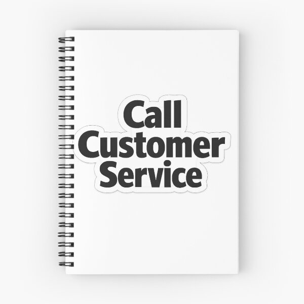 Item preview, Black and white wording 'call customer service' minimalist design  designed and sold by wallartofmio.