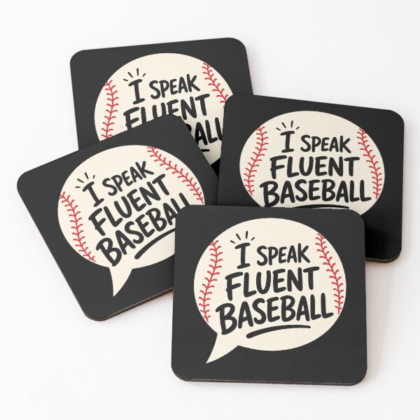 Item preview, Baseball I Speak Fluent Baseball - Funny Sports Quote | Speech Bubble Design designed and sold by Uglyandcute.