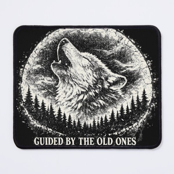 Item preview, Guided by the Old Ones Wolf Moon Native American Wisdom Design designed and sold by Blue Raven Designs.