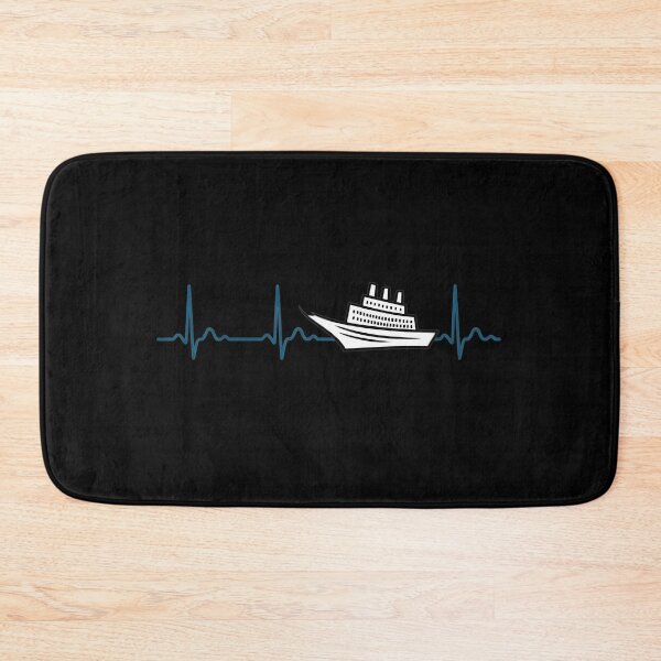 Item preview, Cruise Ship ECG Heartbeat Line Art Graphic designed and sold by SoyLamderma.
