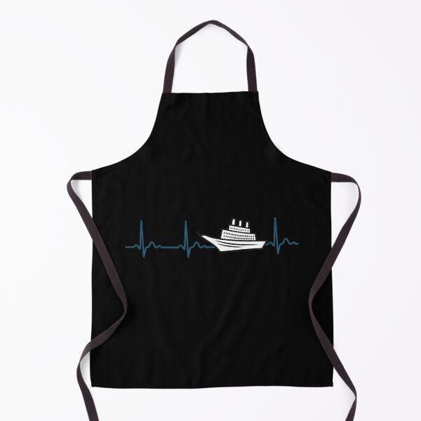 Item preview, Cruise Ship ECG Heartbeat Line Art Graphic designed and sold by SoyLamderma.