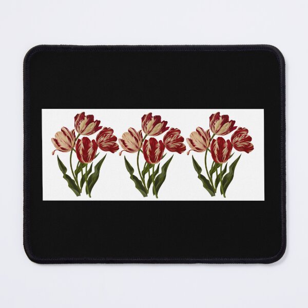 Item preview, Vintage Red and White Tulip Flower Wrap designed and sold by VibeTees38.
