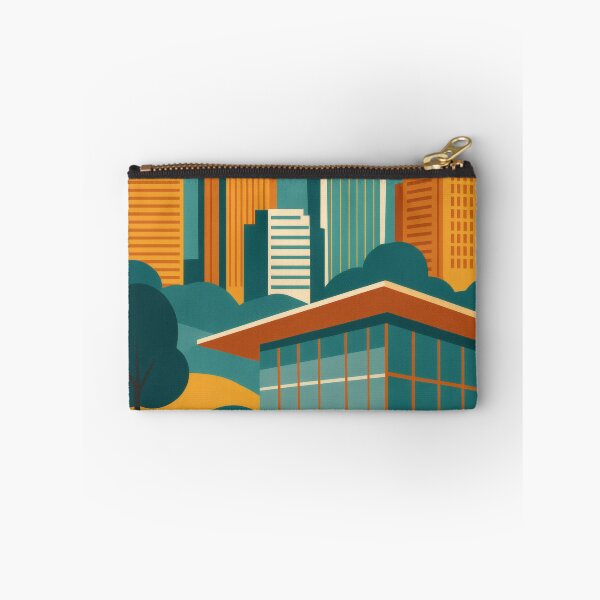 Item preview, Retro Pop Art Poster Illustration of Charlotte | Bold Uptown Skyline & Queen City Design | Vintage Southern Wall Art Decor designed and sold by PaintedPixels01.