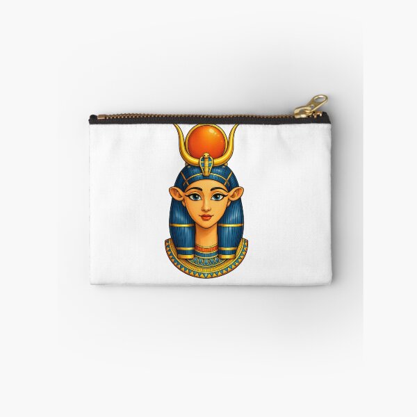 Item preview, Cute Hathor Egyptian Goddess | Ancient Egypt Kawaii Art ,Egyptian Mythology Illustration designed and sold by TuyaArts.