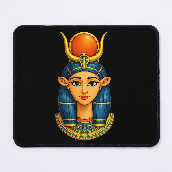 Item preview, Cute Hathor Egyptian Goddess | Ancient Egypt Kawaii Art ,Egyptian Mythology Illustration designed and sold by TuyaArts.