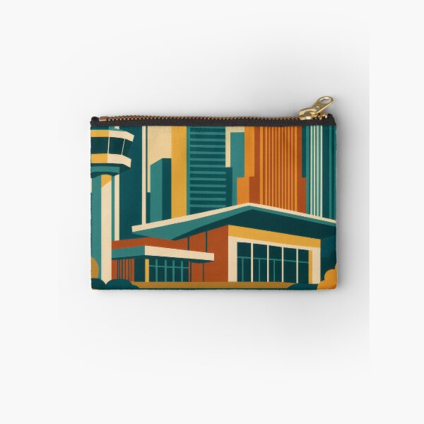 Item preview, Retro Pop Art Poster Illustration of Charlotte | Bold Uptown Skyline & Queen City Design | Vintage Southern Wall Art Decor designed and sold by PaintedPixels01.