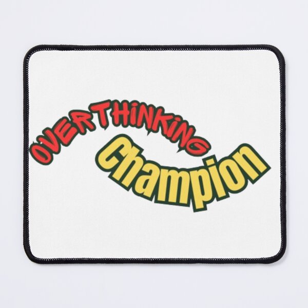 Item preview, Overthinking Champion Funny Wavy Graffiti Streetwear designed and sold by Mittal-Designs.