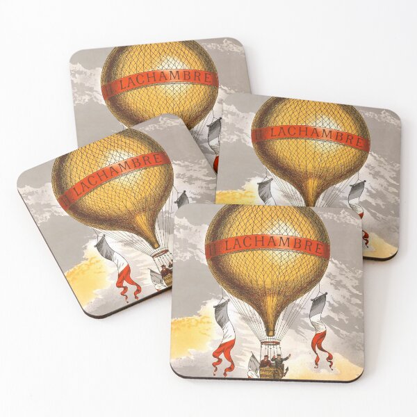 Item preview, Vintage Hot Air Balloon Lachambre French Travel designed and sold by stefandaug.
