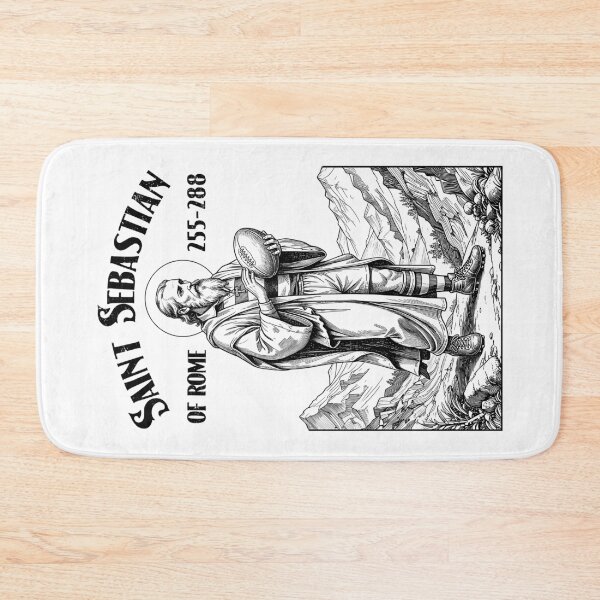 Item preview, Rugby Player Funny Vintage Patron Saint Sebastian Sport designed and sold by GrandeDuc.