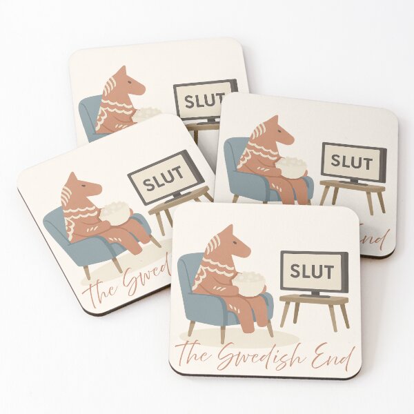 Item preview, SLUT – The Swedish End | Scandinavian Humor Art designed and sold by ScanMood.