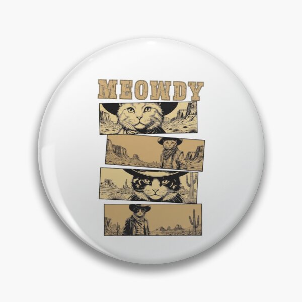 Item preview, Meowdy Partner Cowboy Cat  designed and sold by Gbriel3.