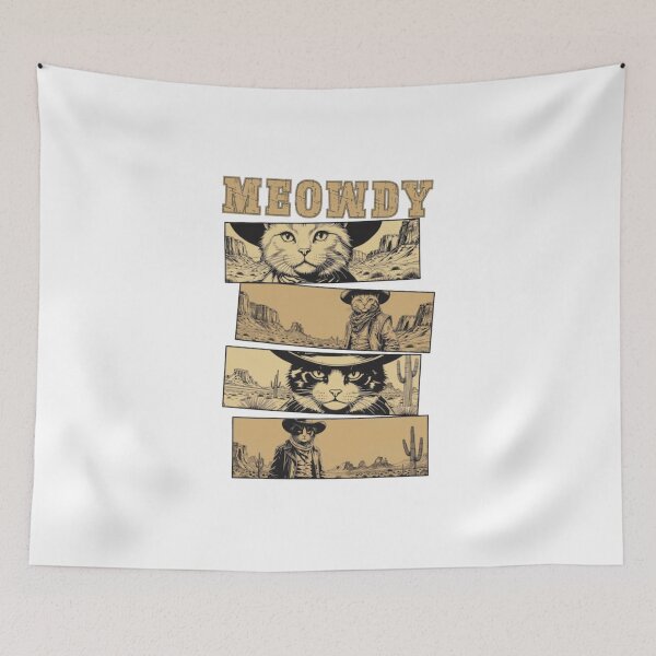 Item preview, Meowdy Partner Cowboy Cat  designed and sold by Gbriel3.
