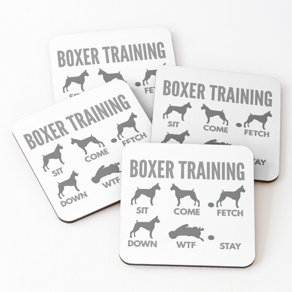 Item preview, Funny Boxer Dog Training Commands Humor Gift designed and sold by SoyLamderma.