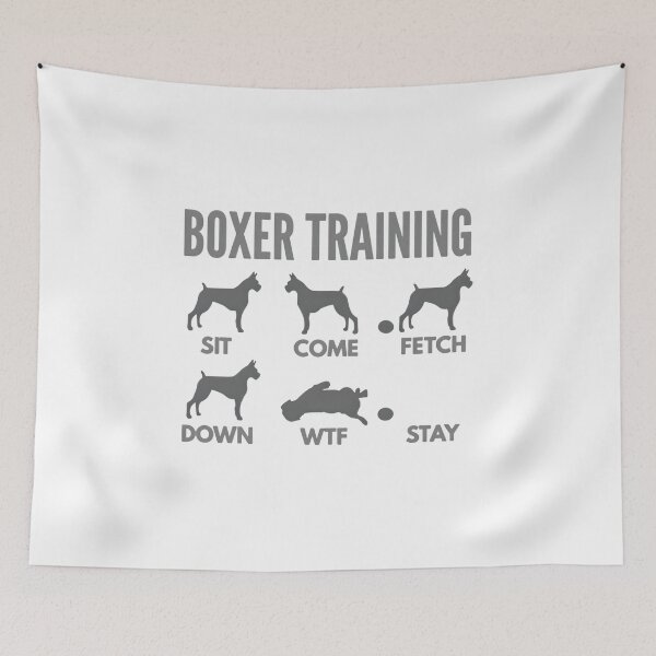 Item preview, Funny Boxer Dog Training Commands Humor Gift designed and sold by SoyLamderma.