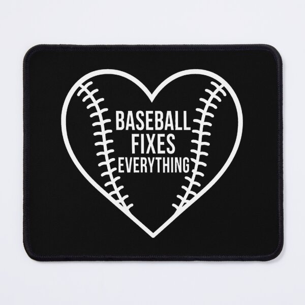 Item preview, Baseball Fixes Everything - Heart Shaped Baseball designed and sold by Uglyandcute.