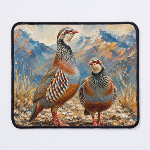 Item preview, Chukar Partridge Pair , Mountain Highlands Wildlife Art designed and sold by TammyHunterArt.