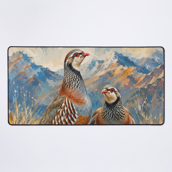 Item preview, Chukar Partridge Pair , Mountain Highlands Wildlife Art designed and sold by TammyHunterArt.