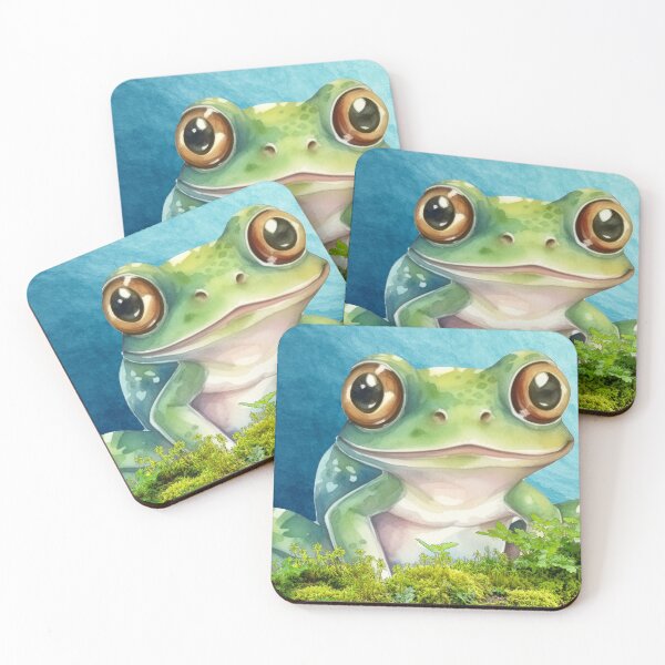Item preview, Big-Eyed Frog designed and sold by InkandWonder8.