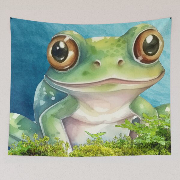 Item preview, Big-Eyed Frog designed and sold by InkandWonder8.
