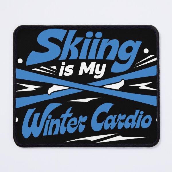 Item preview, Skiing is My Winter Cardio Tee designed and sold by PinOasisco.