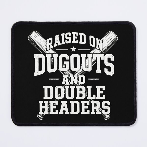 Item preview, Baseball on Dugouts and Double Headers - Vintage Baseball Fan | Crossed Bats designed and sold by Uglyandcute.