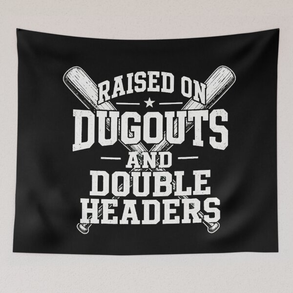 Item preview, Baseball  on Dugouts and Double Headers - Vintage Baseball Fan | Crossed Bats designed and sold by Uglyandcute.